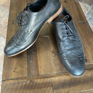 Apt. 9 Black faux Leather Wingtip Oxfords